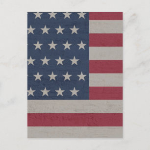 4. JULI PARTYFLAGGE POSTKARTE