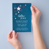 4. Juli Patriot Party Flyer (Handgriff)