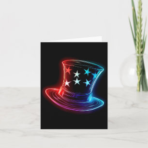 4. Juli Patriot USA Patriotischer Unabhängigkeitst Karte