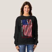 4. Juli Patriotic America Independence Opa Sweatshirt (Vorne ganz)