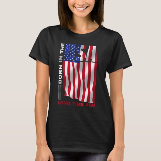 4. Juli Patriotic America Independence Opa T-Shirt (Vorderseite)