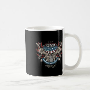4. Juli Patriotic America Military Veteran Indepe Kaffeetasse
