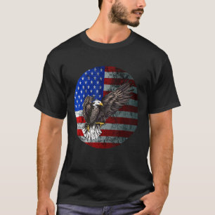 4. Juli Patriotic American Flag Freedom Hi T-Shirt