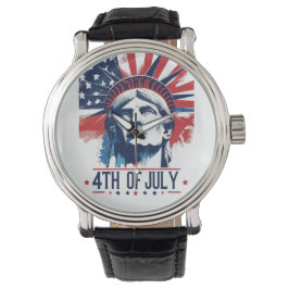 4. Juli Patriotic American Pride Feier Armbanduhr