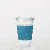 4. Juli Patriotic Angel American Flag Stars Acryltrinkbecher (Rechts)