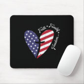 4. Juli Patriotic Chr. Mousepad (Mit Mouse)