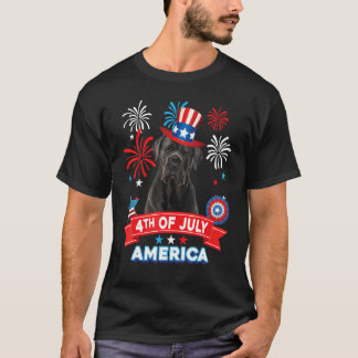 4. Juli Patriotic Day Cane Corso Dog Independe T-Shirt