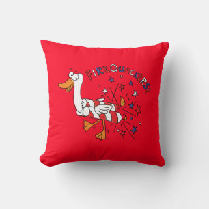 4. Juli Patriotic Duck Pillow Kissen