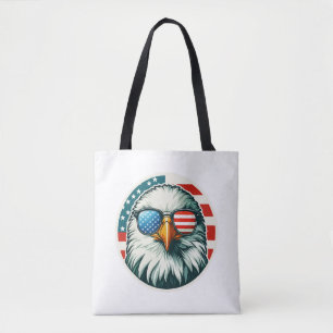 4. Juli Patriotic Eagle Tasche