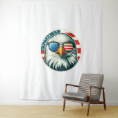 4. Juli Patriotic Eagle Wandteppich (Beispiel)