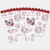 4. Juli Patriotic Firework Familienname Geschenkschachtel (Ungeklappt)