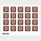 4. Juli Patriotic Freedom Wappen Stickers (Blatt)