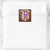 4. Juli Patriotic Freedom Wappen Stickers (Tasche)