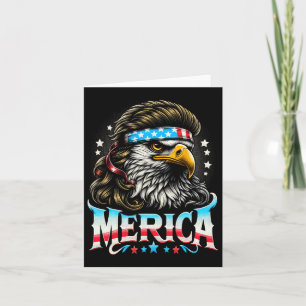 4. Juli Patriotic Funny Eagle 4. Juli USA Mer Karte