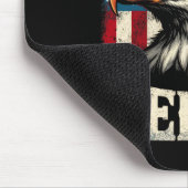 4. Juli Patriotic Funny Eagle 4. Juli USA Mer Mousepad (Ecke)