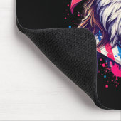 4. Juli Patriotic Funny Eagle 4. Juli USA Mur Mousepad (Ecke)