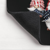 4. Juli Patriotic Gnomes Funny Niedlich American U Mousepad (Ecke)