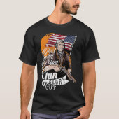 4. Juli Patriotic Gun Gut Glory Pro 2. Änderung T-Shirt (Vorderseite)