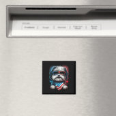 4. Juli Patriotic Havanese Hund uns Flag Magnet (In Situ (Geschirrspüler))