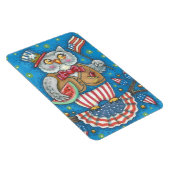 4. JULI PATRIOTIC OWL MAGNET Large (Rechte Seite)