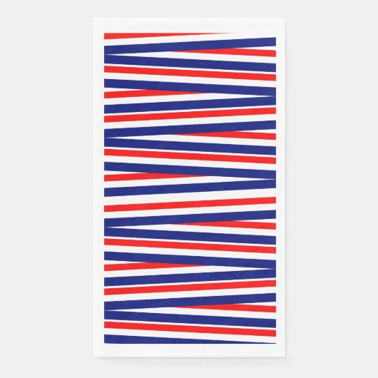 4. Juli Patriotic Paper Gasttuch Serviette (Vorderseite)