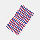 4. Juli Patriotic Paper Gasttuch Serviette (Ecke)