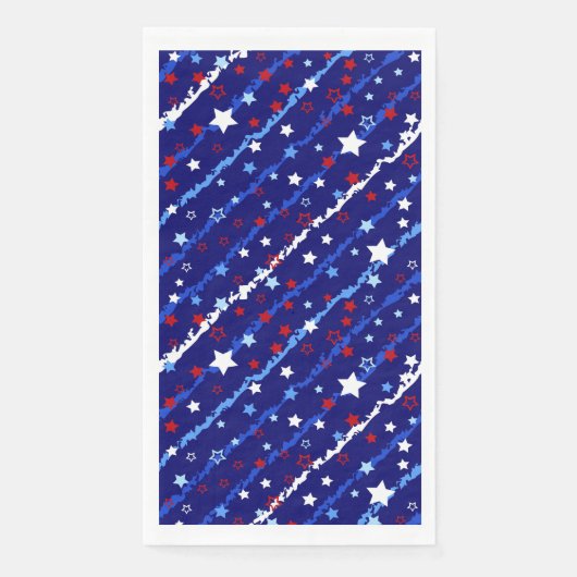 4. Juli Patriotic Paper Gasttuch Serviette (Vorderseite)