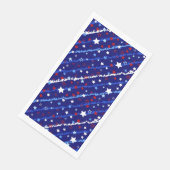 4. Juli Patriotic Paper Gasttuch Serviette (Ecke)