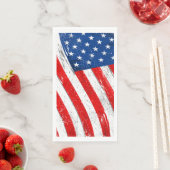 4. Juli Patriotic Paper Gasttuch Serviette (Beispiel)