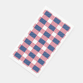 4. Juli Patriotic Paper Gasttuch Serviette (Ecke)
