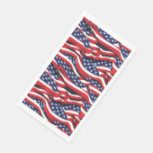 4. Juli Patriotic Paper Gasttuch Serviette (Ecke)