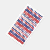 4. Juli Patriotic Paper Gasttuch Serviette (Ecke)