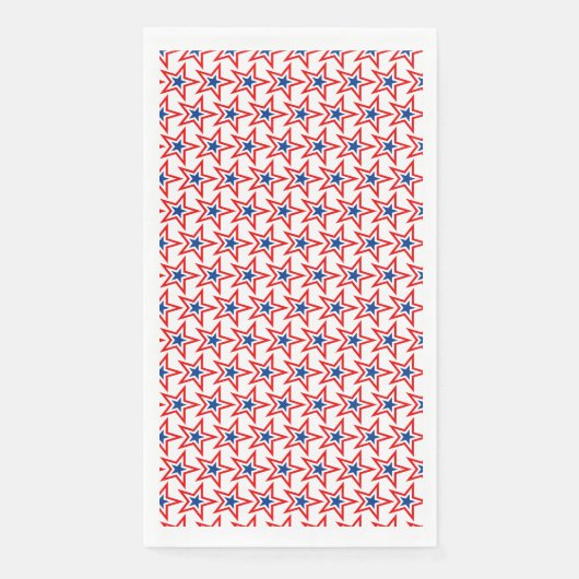 4. Juli Patriotic Paper Gasttuch Serviette (Vorderseite)