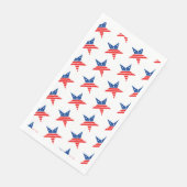 4. Juli Patriotic Paper Gasttuch Serviette (Ecke)