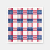 4. Juli Patriotic Paper Napkins Serviette (Vorderseite)