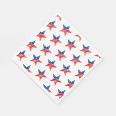 4. Juli Patriotic Paper Napkins Serviette (Ecke)