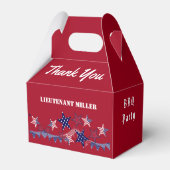 4. Juli Patriotic Star Willkommen Zuhause Soldier Geschenkschachtel (Rückseite)