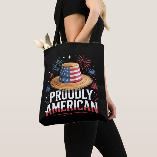 4. Juli Patriotic - stolz amerikanisch Tasche (Von Nahem)