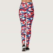 4. Juli Patriotic USA Camouflage Leggings (Rückseite)