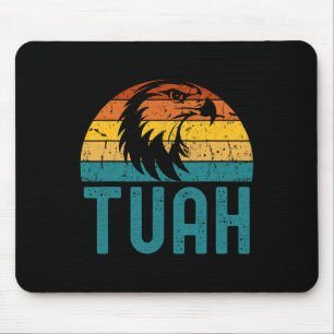 4. Juli Patriotic USA Hawk Tuah Spit auf diesem T Mousepad