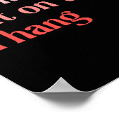 4. Juli Patriotic USA Hawk Tuah Spit auf diesem T Poster (Ecke)