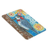 4. JULI PATRIOTIC WOODPECKER MAGNET Large (Rechte Seite)