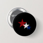 4. Juli Patriotisch Vierter Juli Unabhängigkeit Button (Vorne & Hinten)