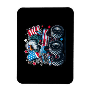4. Juli Patriotische amerikanische Flagge Adler US Magnet