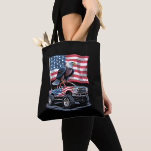 4. Juli Patriotische amerikanische Flagge Adler US Tasche