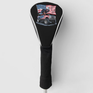 4. Juli Patriotische amerikanische Flagge Eagle US Golf Headcover