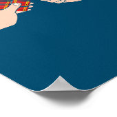 4. Juli Patriotische Feuerwerksicherheit Dritter Poster (Ecke)