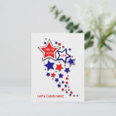 4. Juli Patriotische GRILLEN Party Einladung (Stehend Vorderseite)