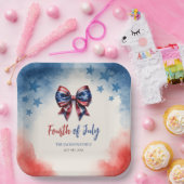 4. Juli Patriotische GRILLEN Party Pappteller (Party)