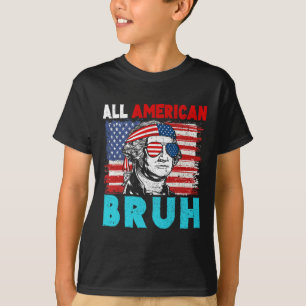 4. Juli Patriotische Kinder ganz amerikanische Bru T-Shirt